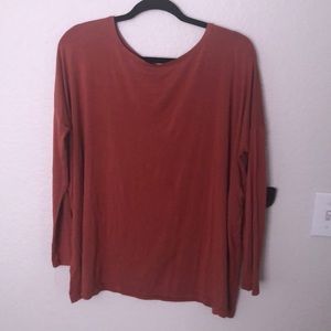 burnt orange long sleeve